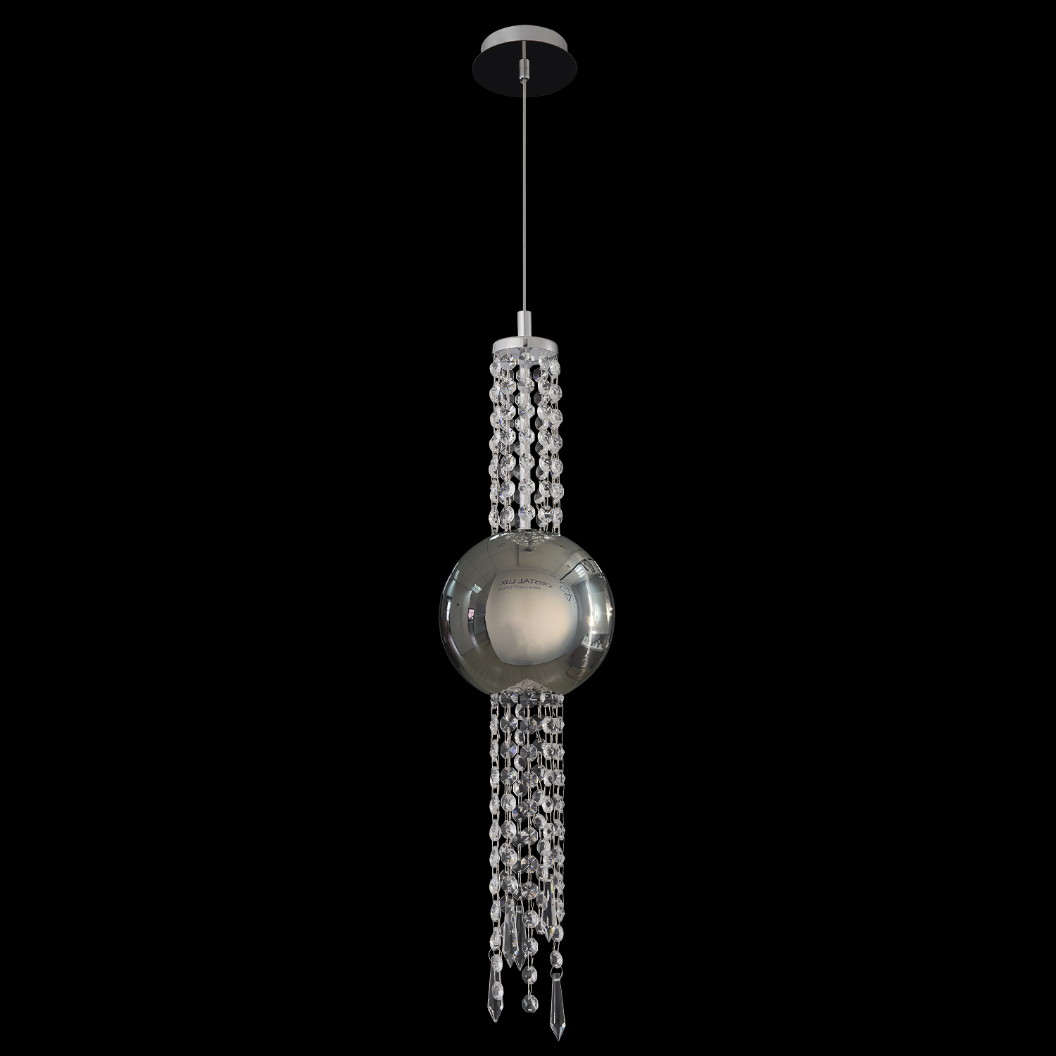 Светильник подвесной Crystal Lux NAVAJO SP3W LED CHROME