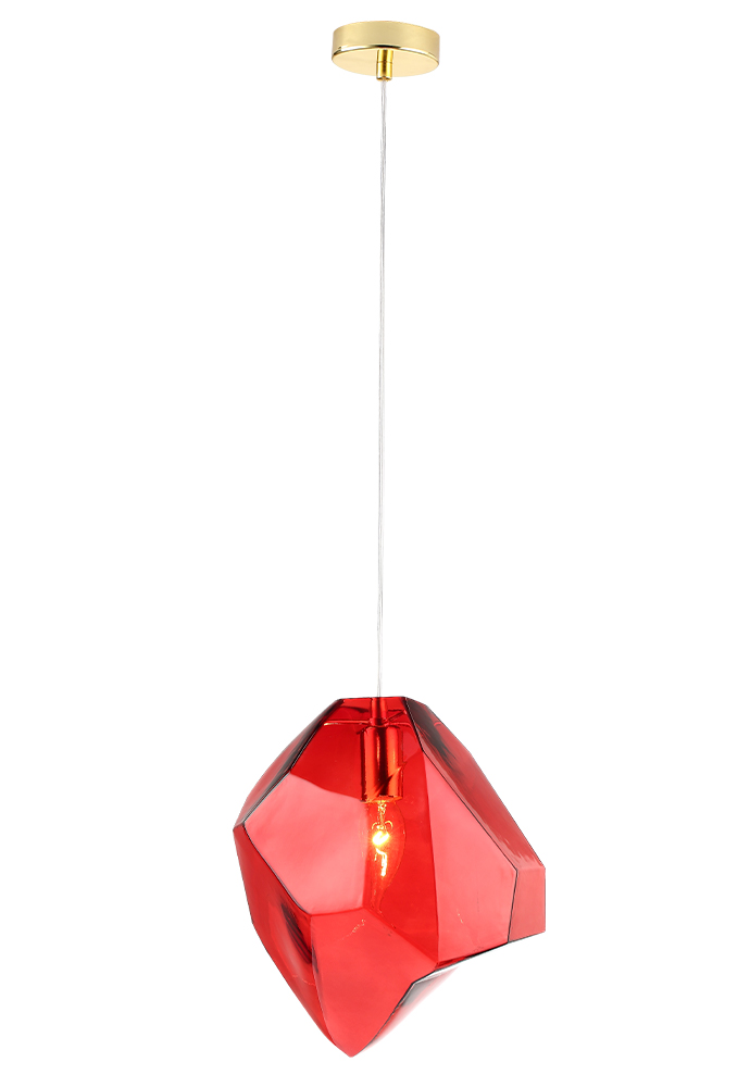 Светильник подвесной crystal lux nuestro sp1 gold/red