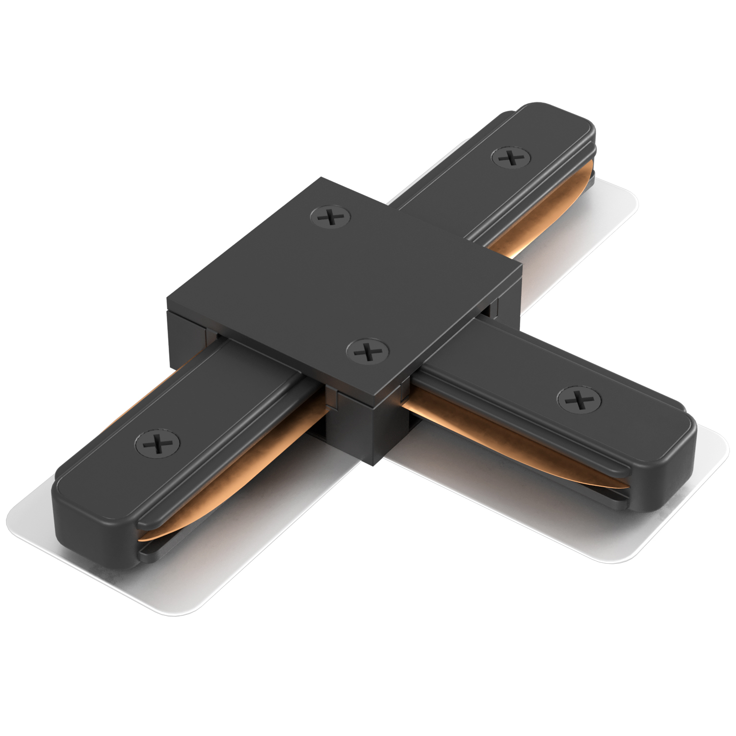 Соединитель t-образный (однофазный) crystal lux clt 0.211 08 bl