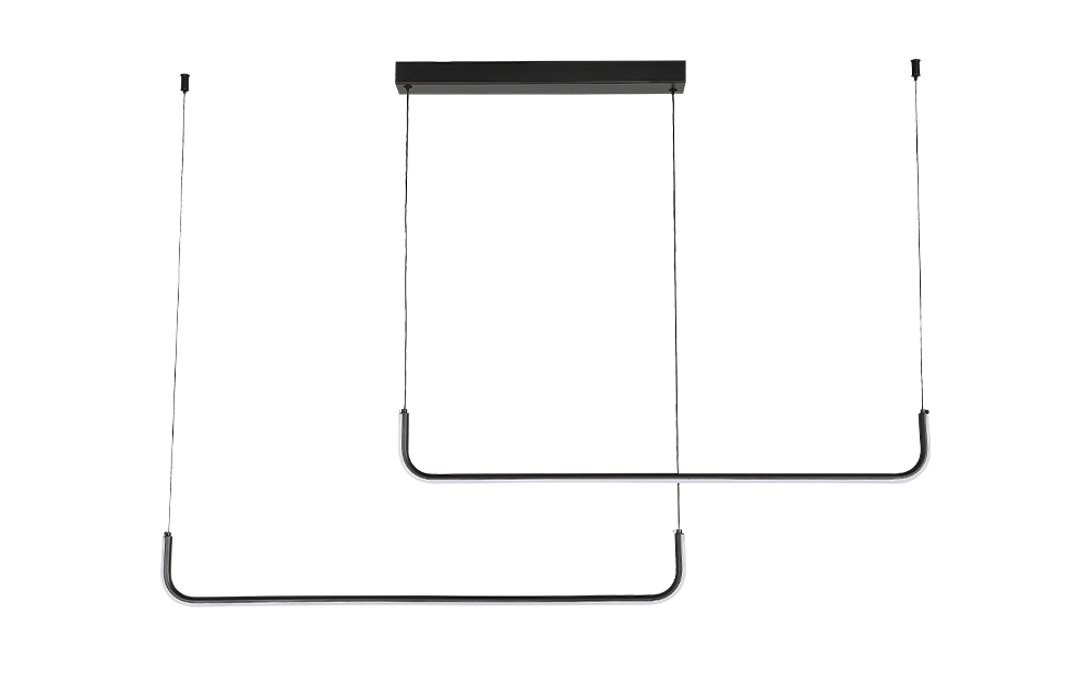 Светильник подвесной crystal lux suave sp35w led l1200 black