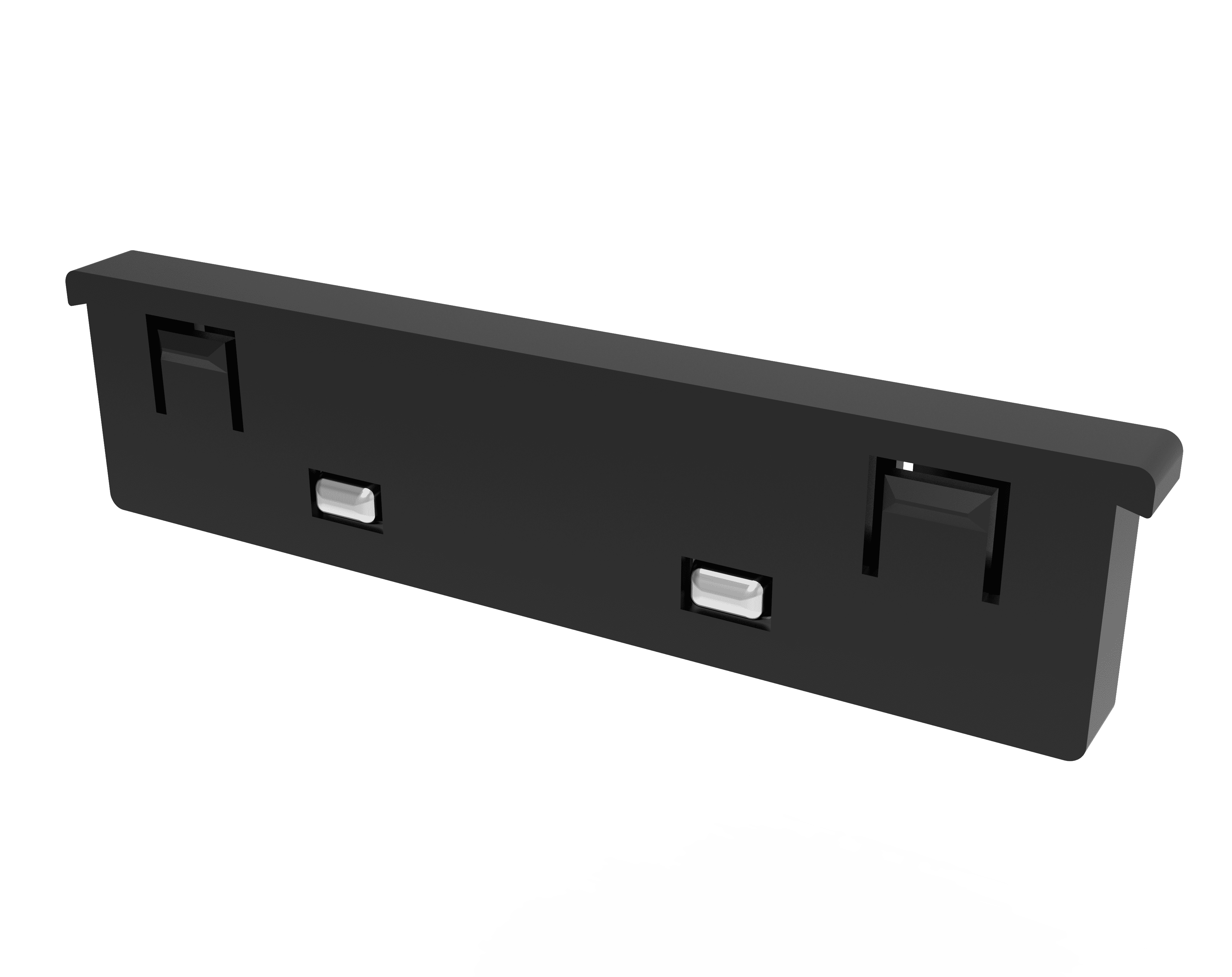 Соединитель питания для магнитного шинопровода линейный crystal lux clt 0.206 03 bl