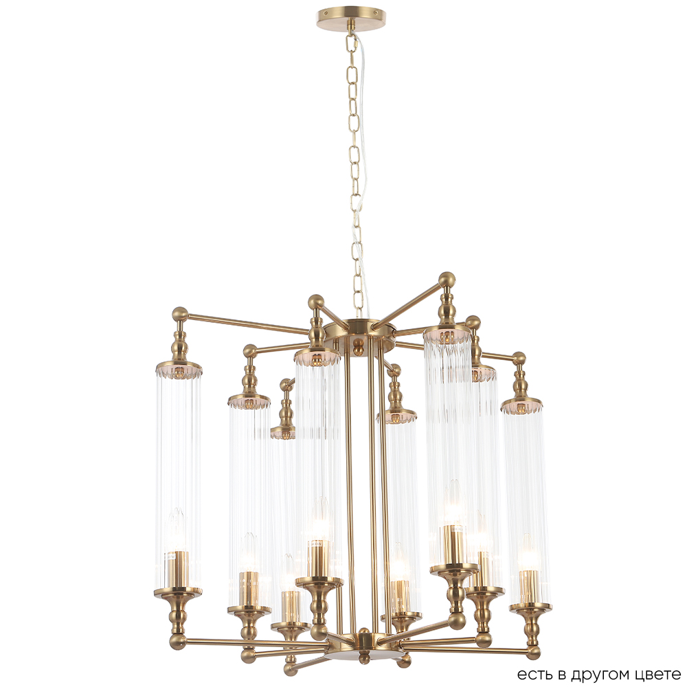 Люстра crystal lux tomas sp8 d650 brass