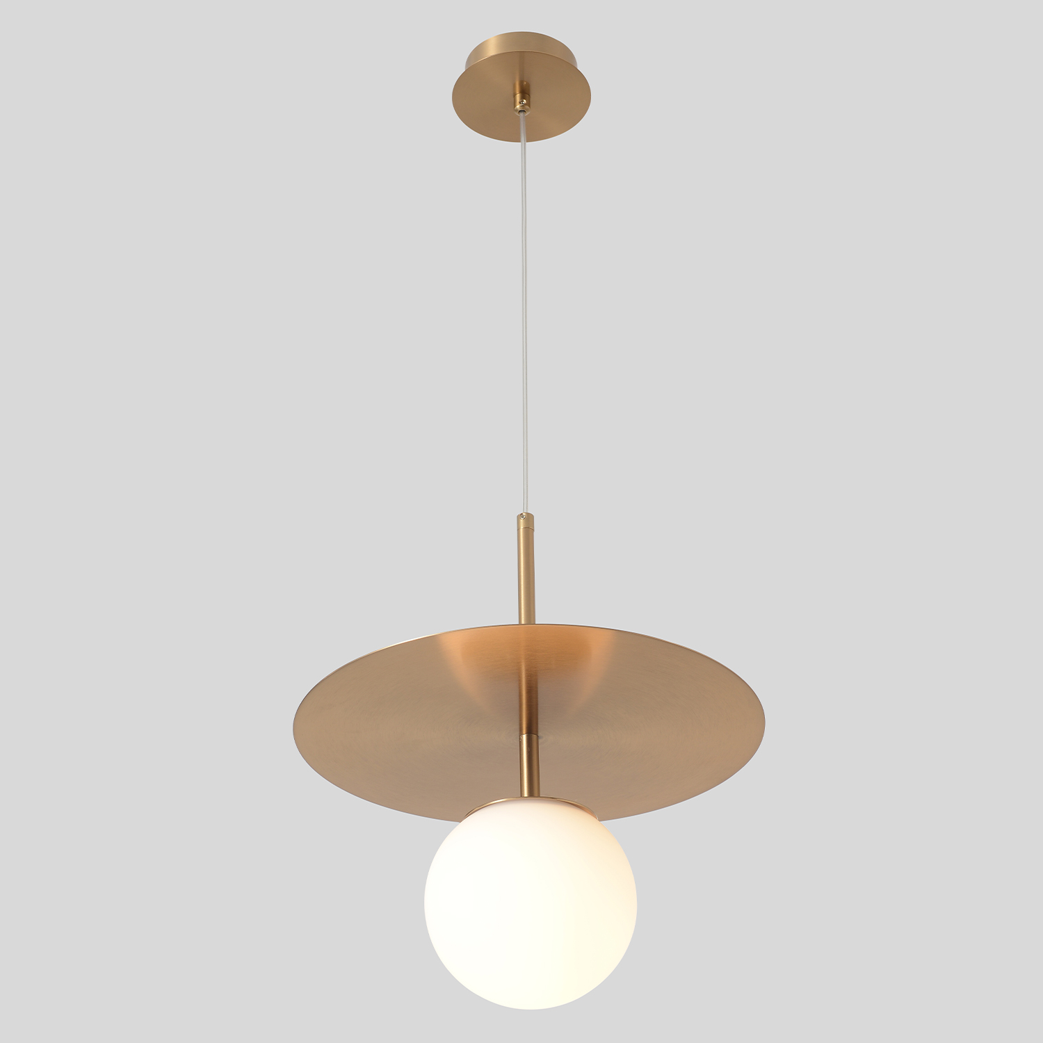 Светильник подвесной crystal lux uva sp1.1 brass