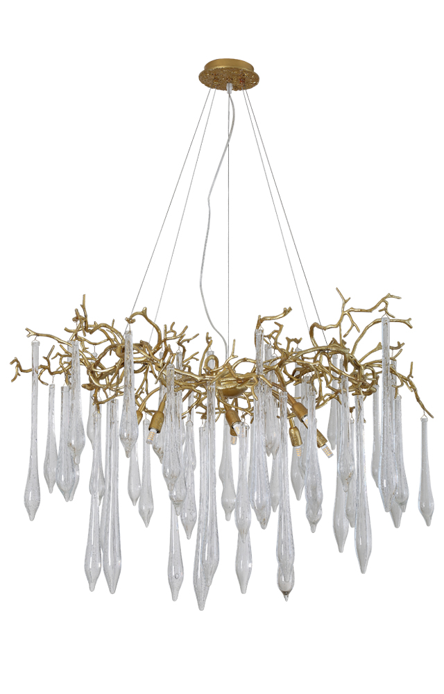 Люстра crystal lux reina sp8 d1000 gold pearl