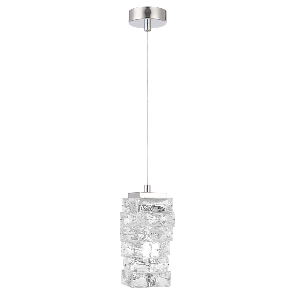 Подвесной светильник crystal lux rolando sp1.2 chrome