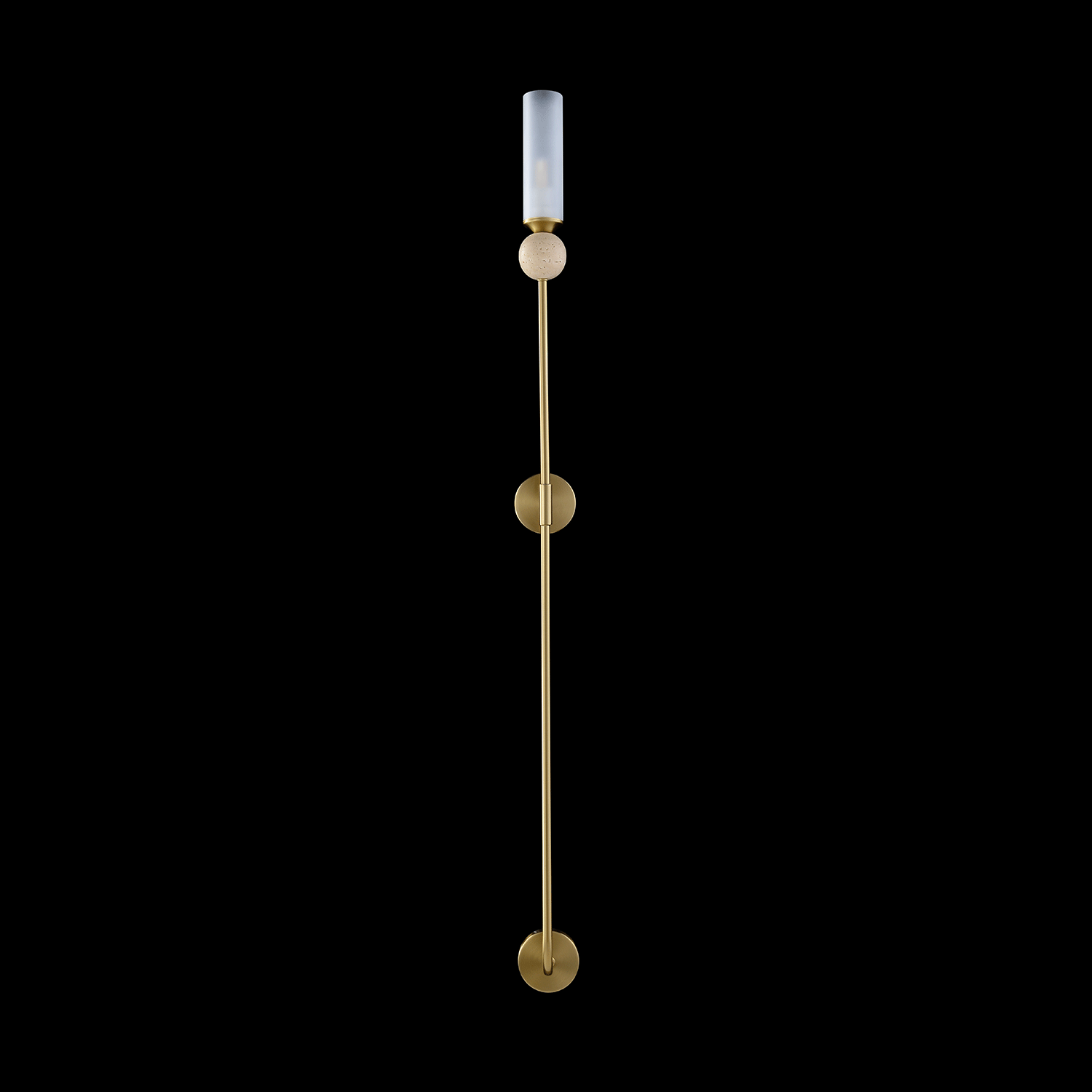 Бра crystal lux simply ap1.2 brass