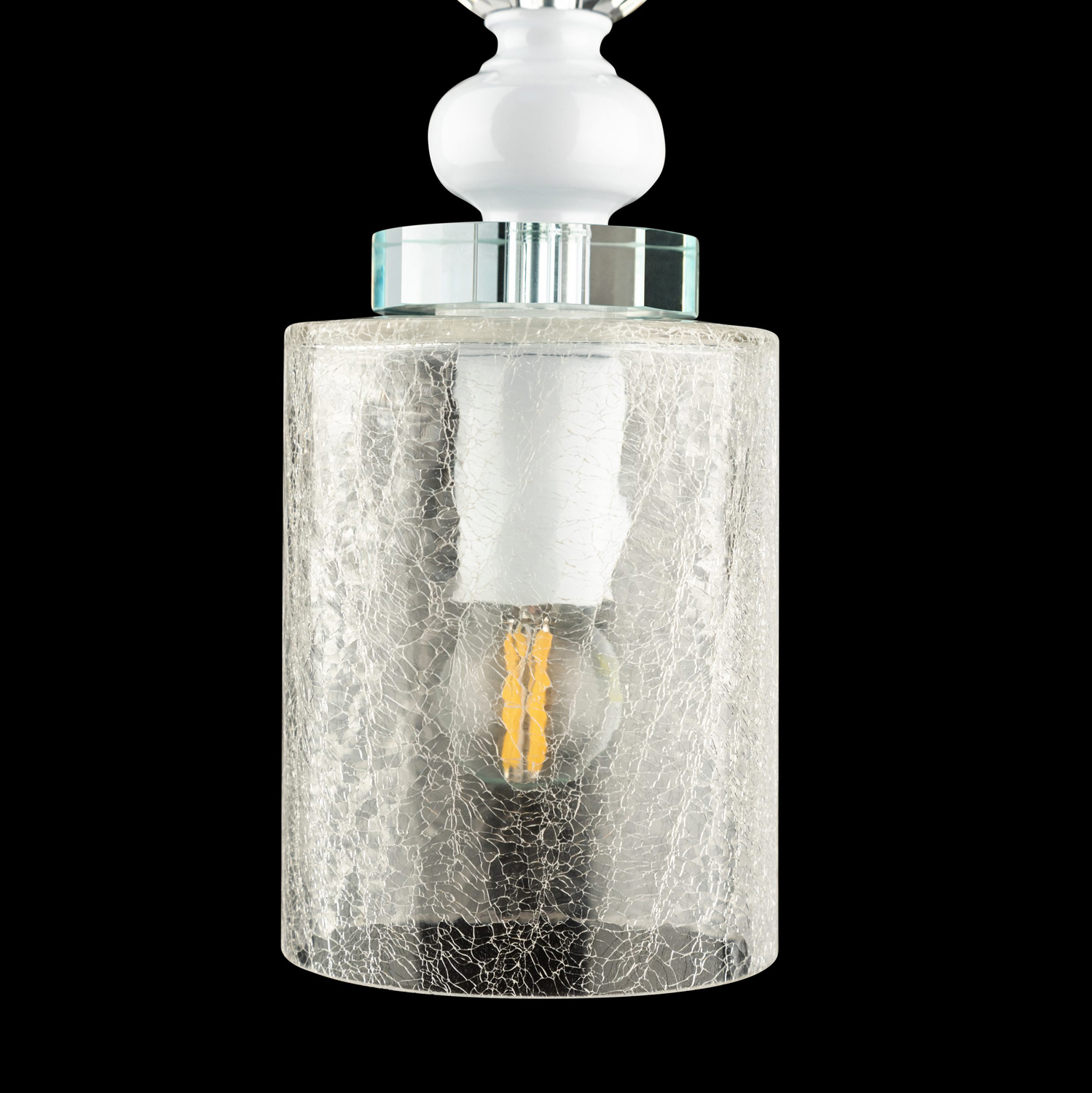 Светильник подвесной crystal lux mateo sp1 white