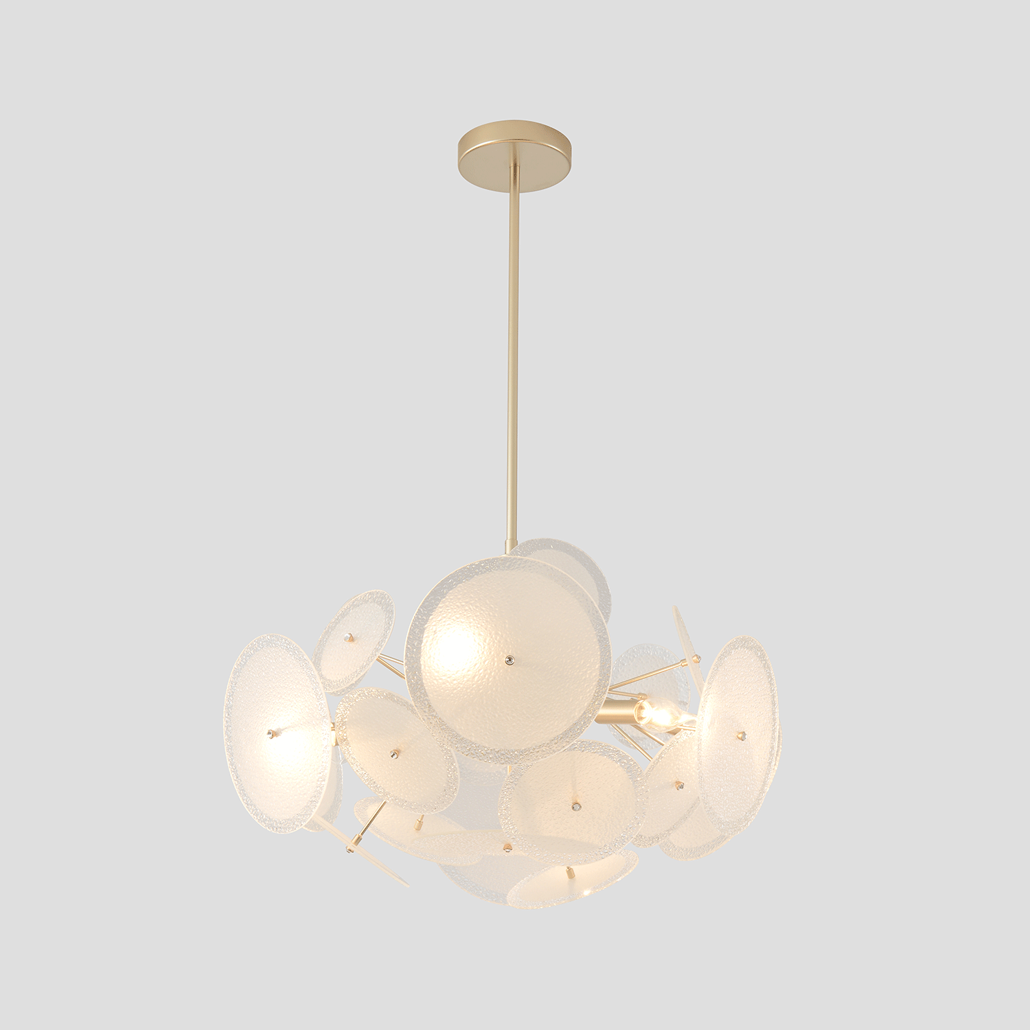 Люстра crystal lux dandelion sp6 gold