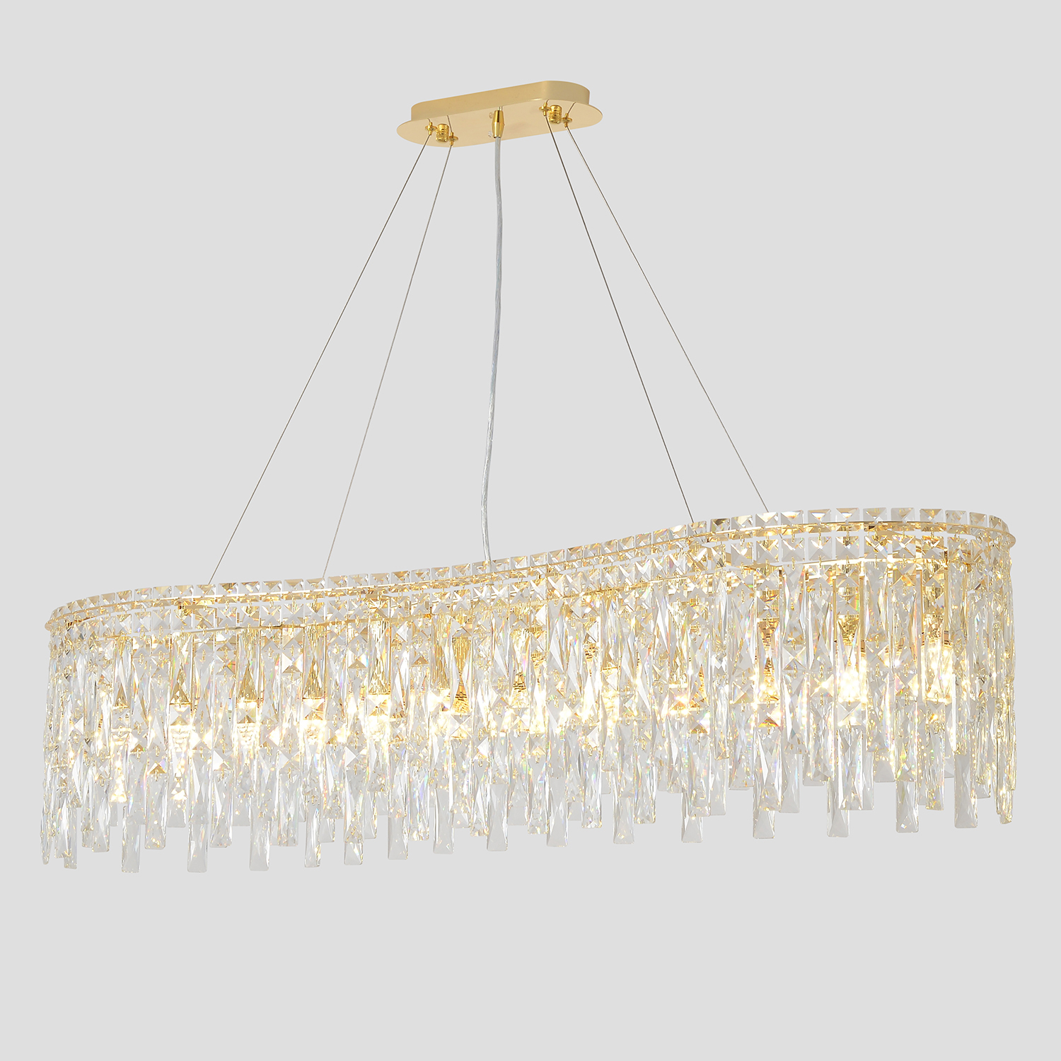 Люстра crystal lux abril sp12 l1200 gold
