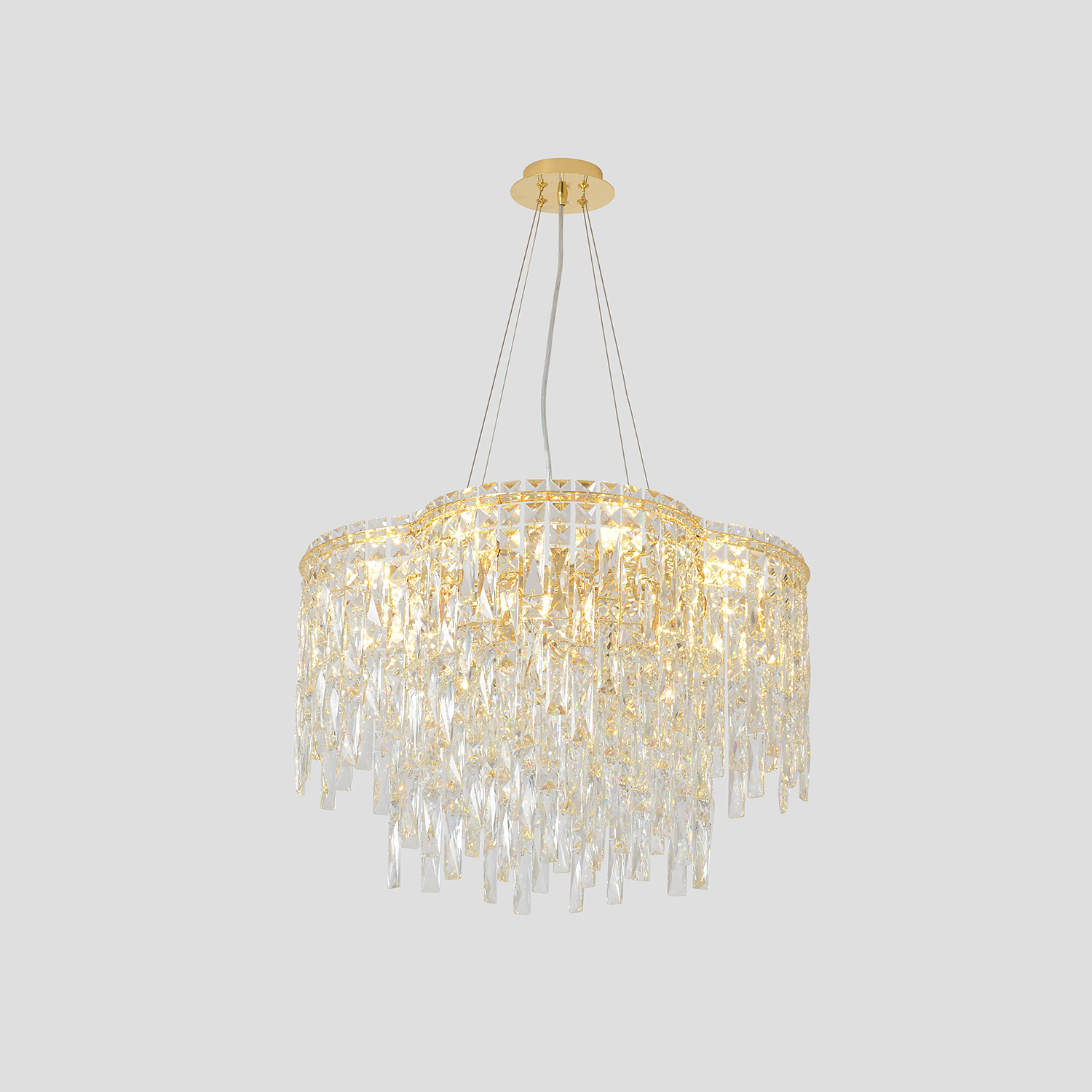 Люстра crystal lux abril sp12 gold
