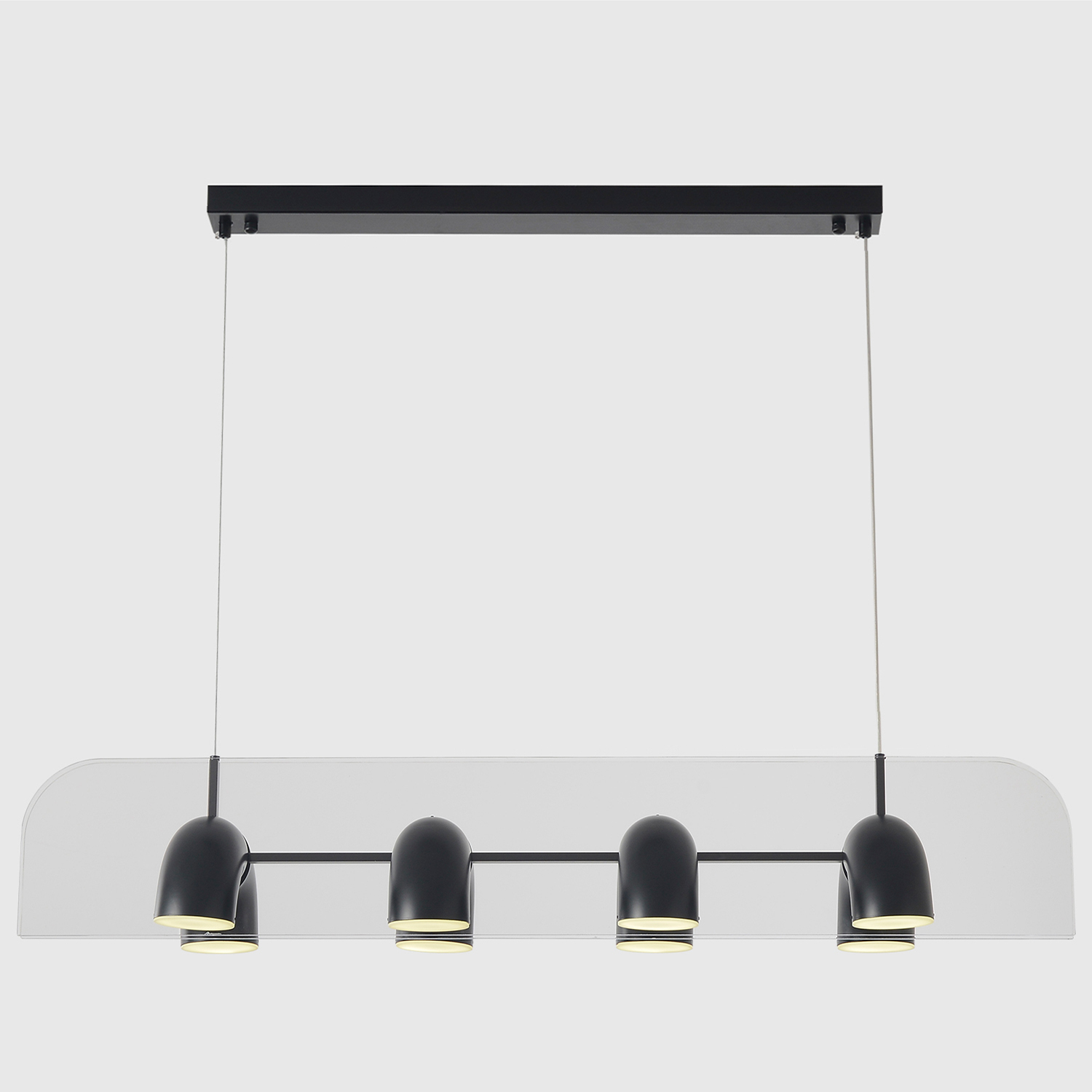 Светильник подвесной crystal lux element sp48w led black