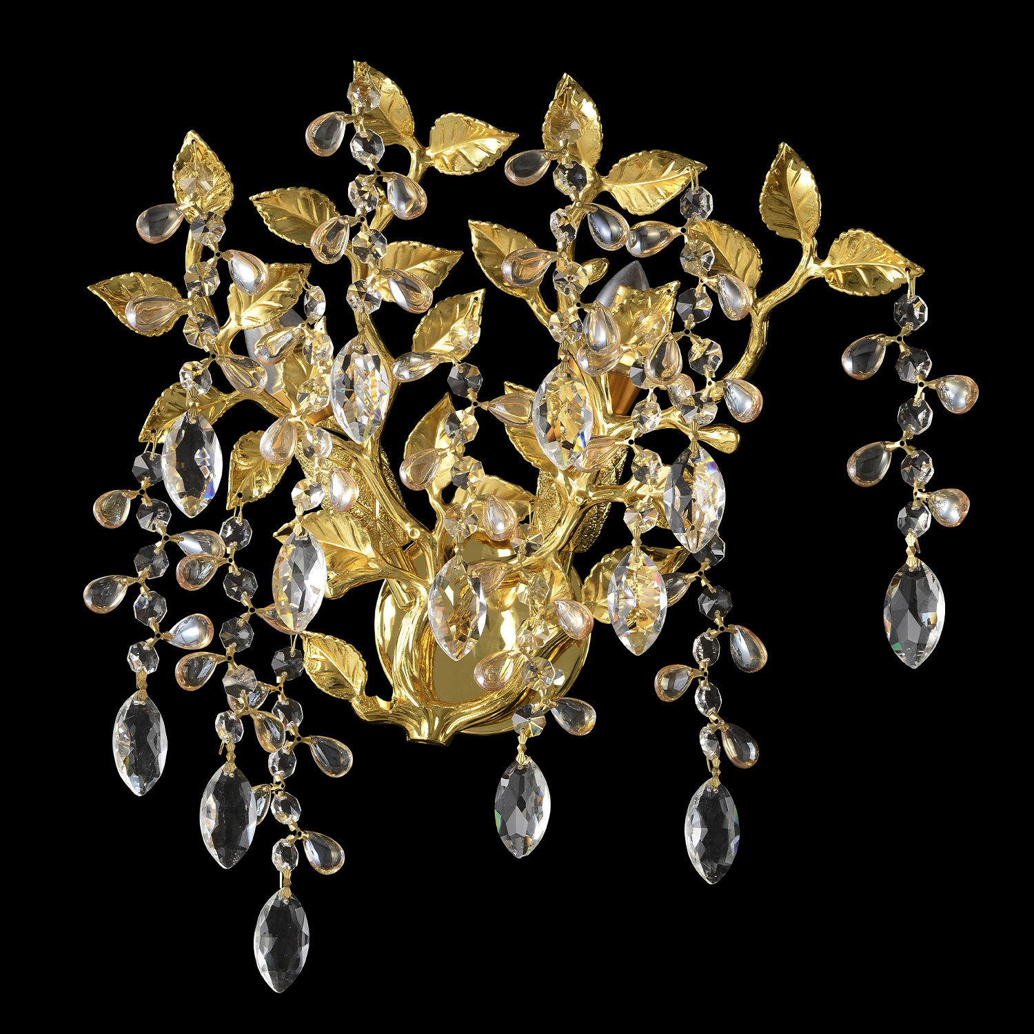 Бра crystal lux eden ap2 gold