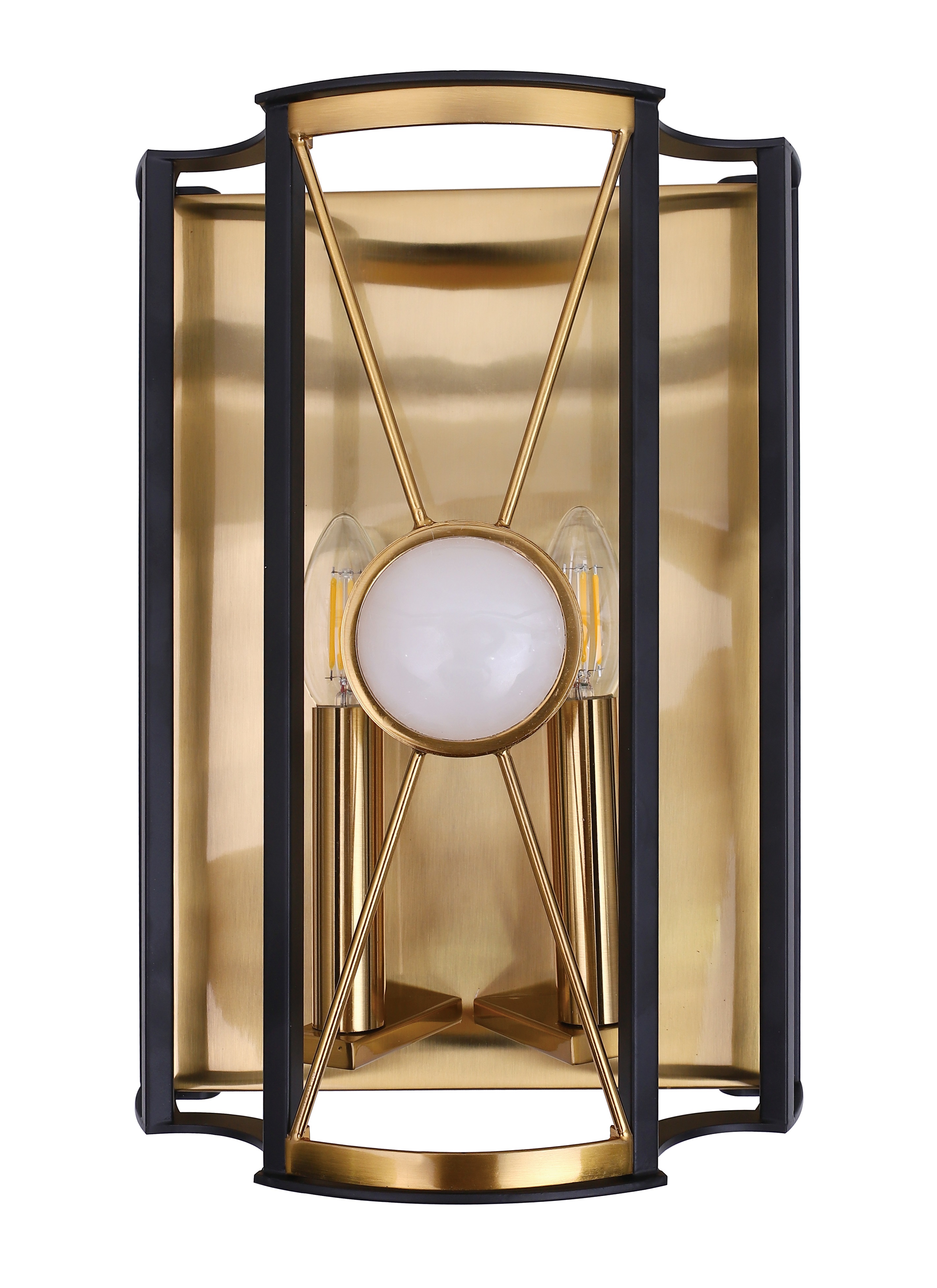 Бра crystal lux tandem ap2 gold