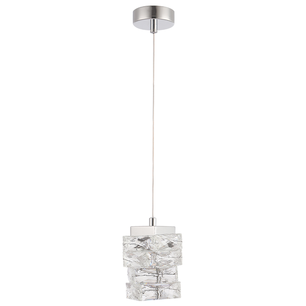 Подвесной светильник crystal lux rolando sp1.1 chrome