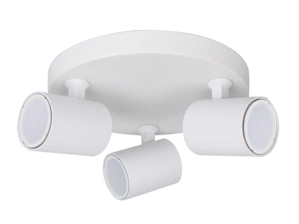 Светильник потолочный crystal lux clt 017w3 d230 wh