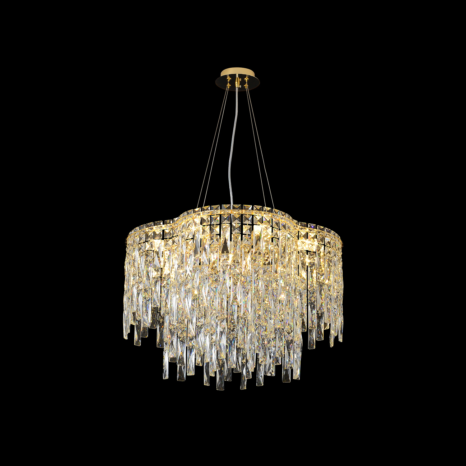 Люстра crystal lux abril sp12 gold