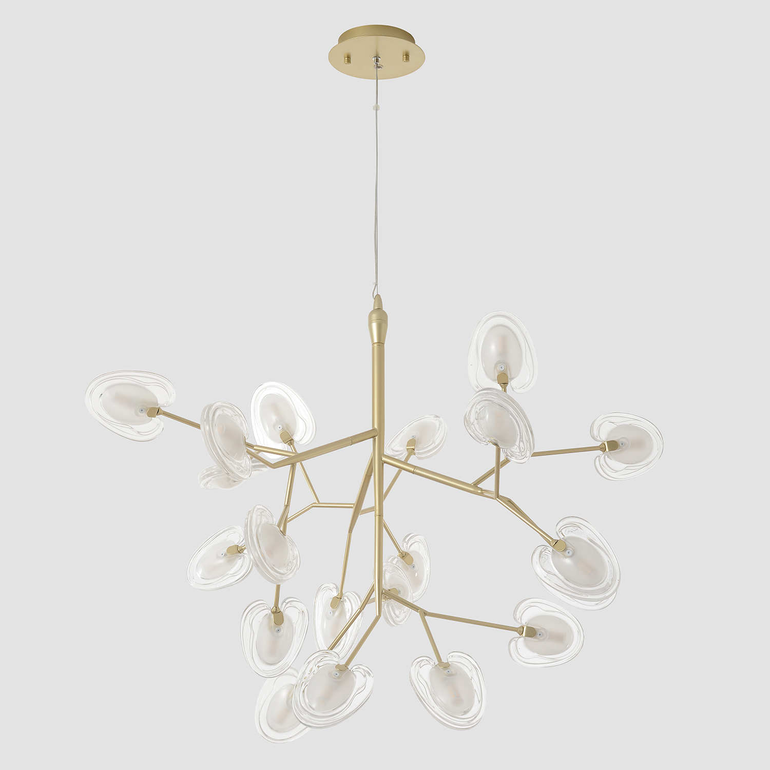 Светильник подвесной crystal lux sole sp20 gold