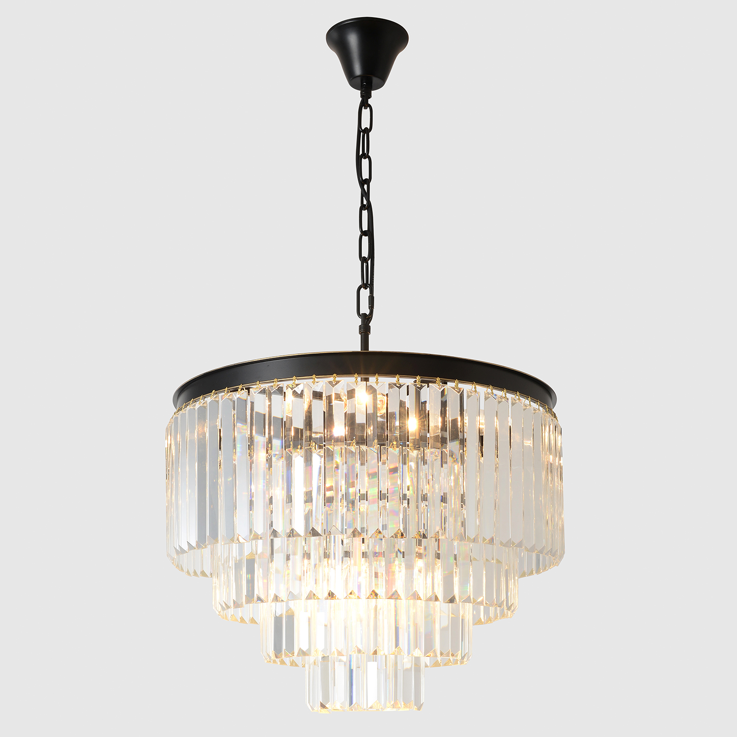 Люстра crystal lux maxime sp6 black