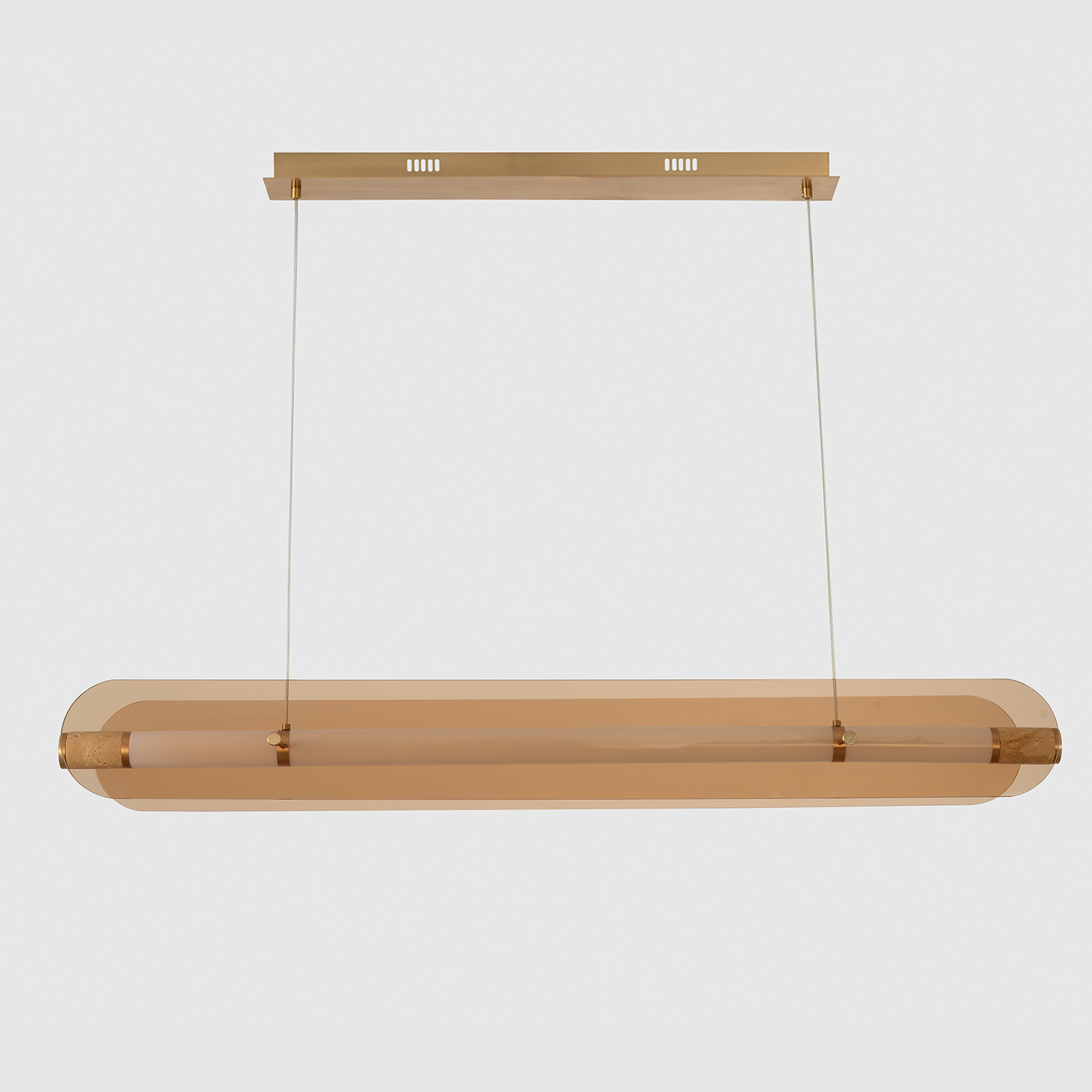 Светильник подвесной crystal lux amarillo sp70w led brass