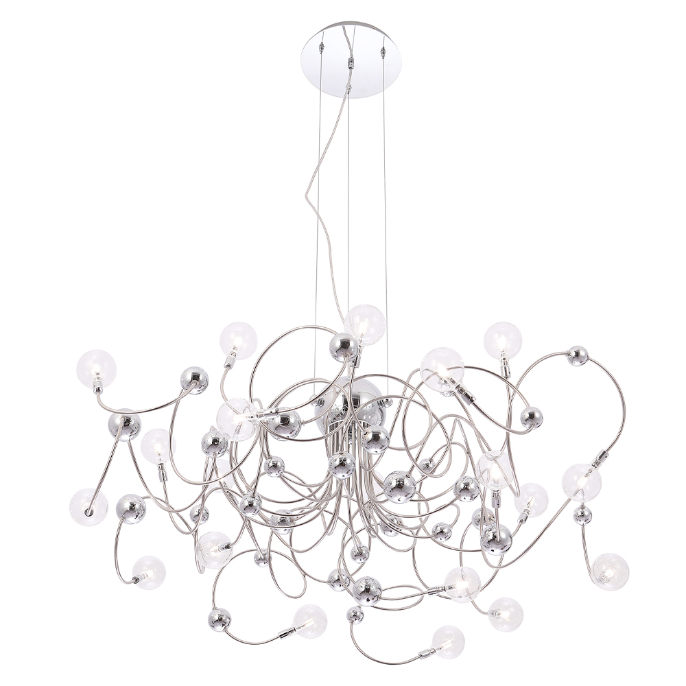 Люстра crystal lux medusa sp20 chrome