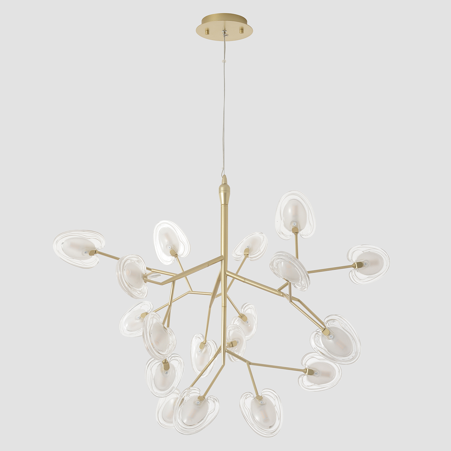 Светильник подвесной crystal lux sole sp20 gold