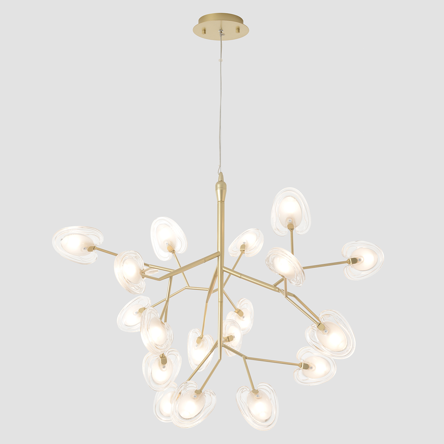 Светильник подвесной crystal lux sole sp20 gold