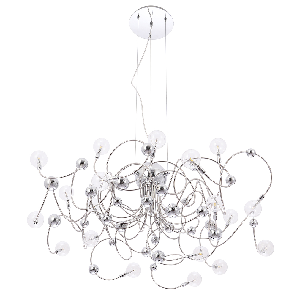 Люстра crystal lux medusa sp20 chrome