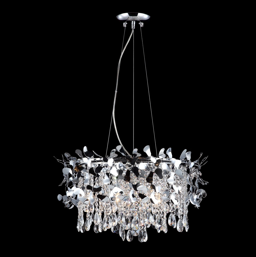 Люстра crystal lux romeo sp6 chrome d600