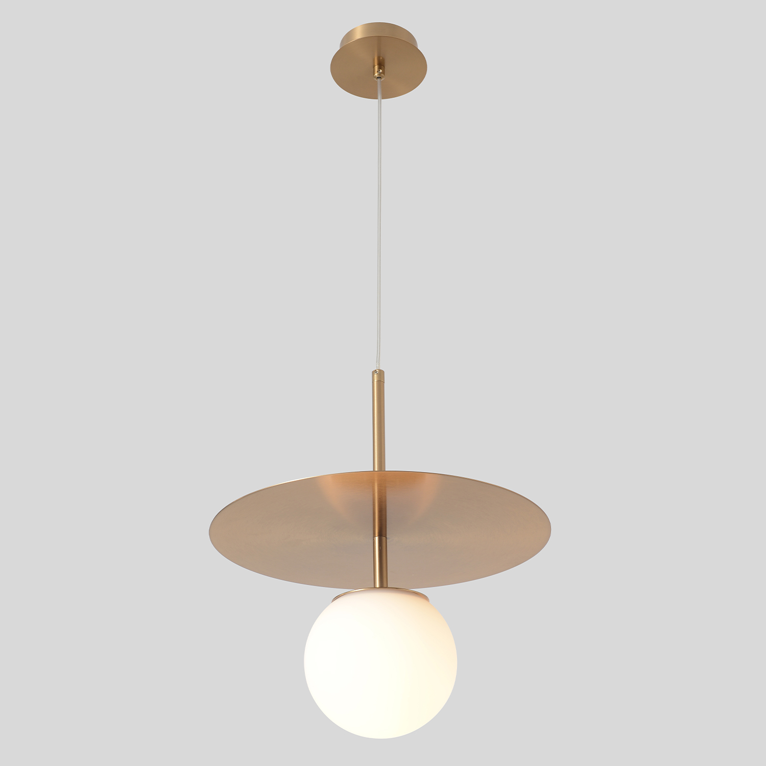 Светильник подвесной crystal lux uva sp1.1 brass