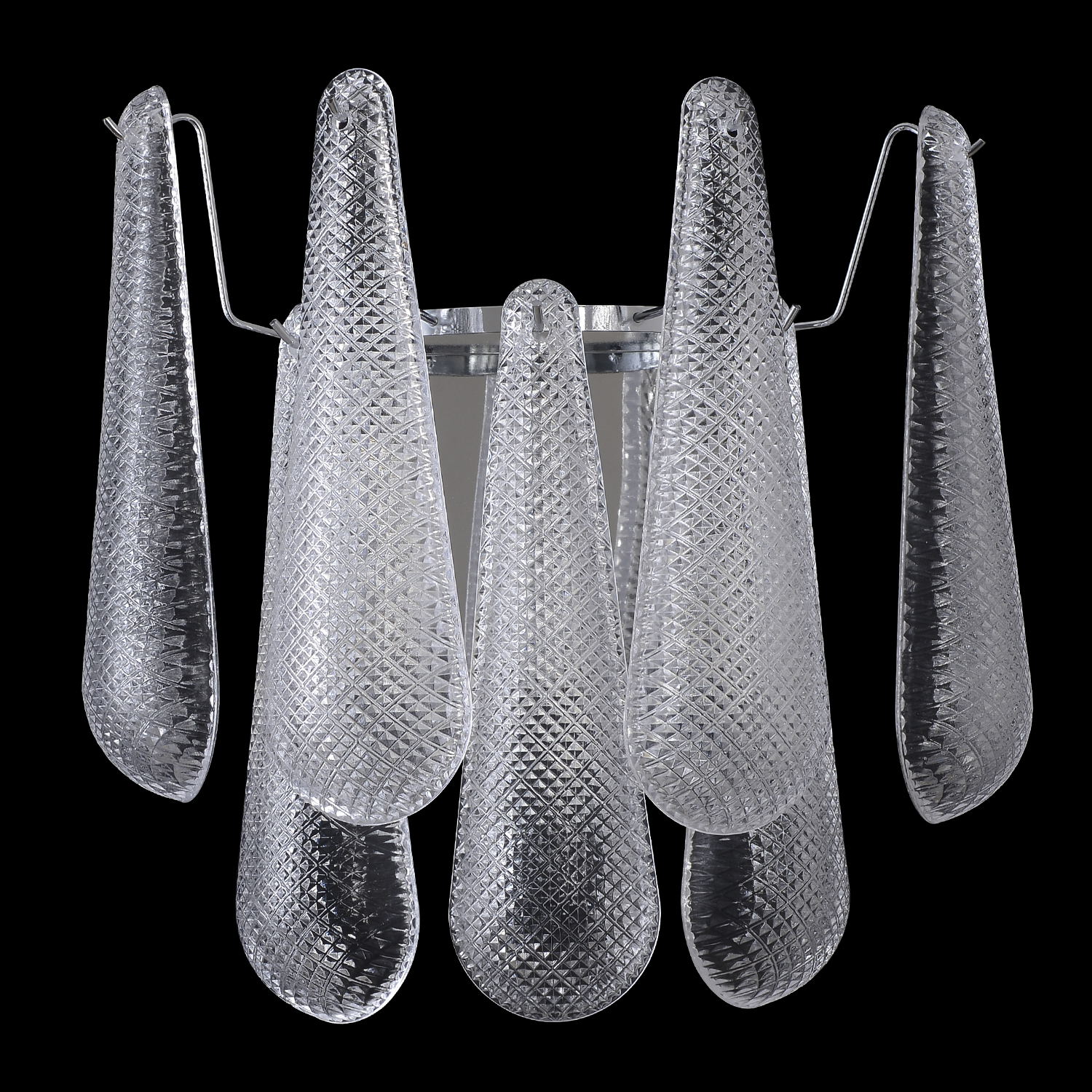 Люстра Crystal Lux FONTAIN AP2 CHROME