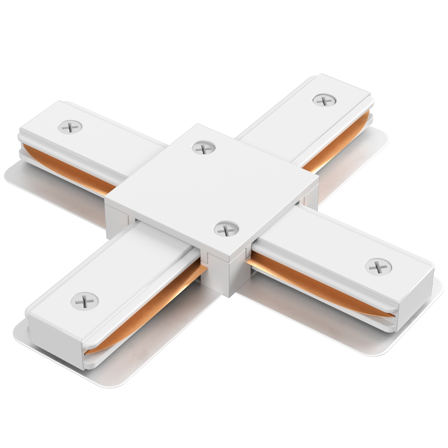 Соединитель x-образный (однофазный) crystal lux clt 0.211 09 wh