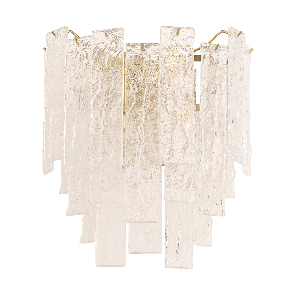 Бра crystal lux ricardo ap3 brass