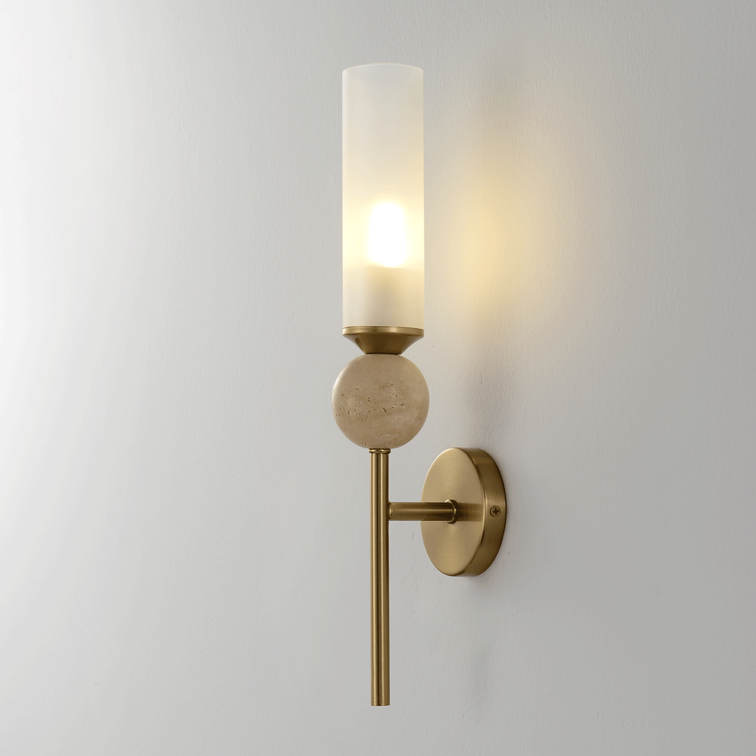 Бра crystal lux simply ap1.1 brass