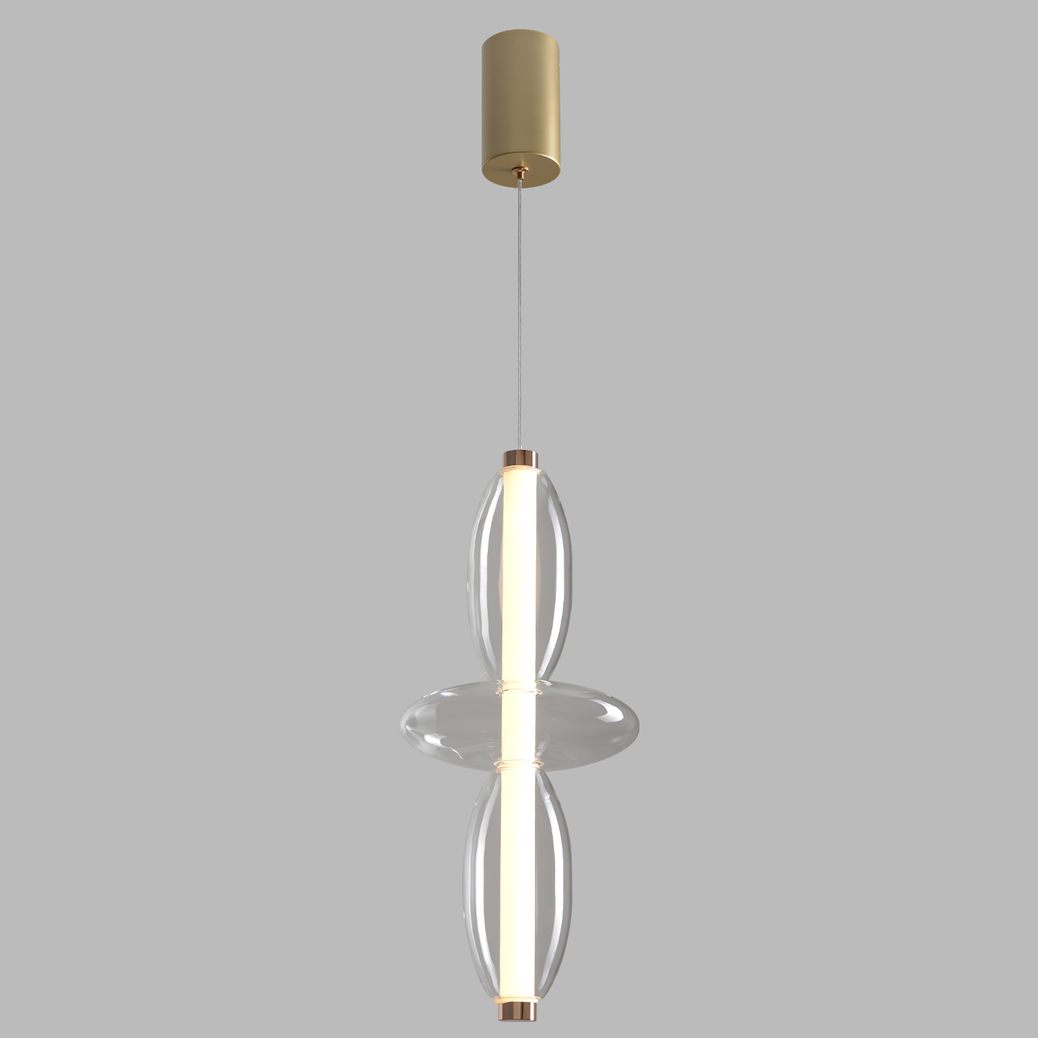 Светильник подвесной Crystal Lux QUASAR SP14W LED TRANSPARENT