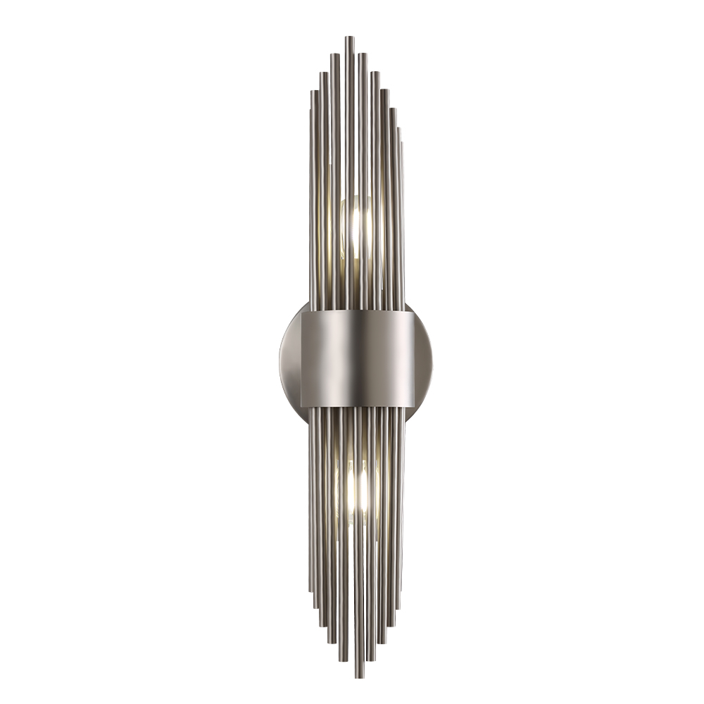 Бра crystal lux rudolfo ap2 nickel