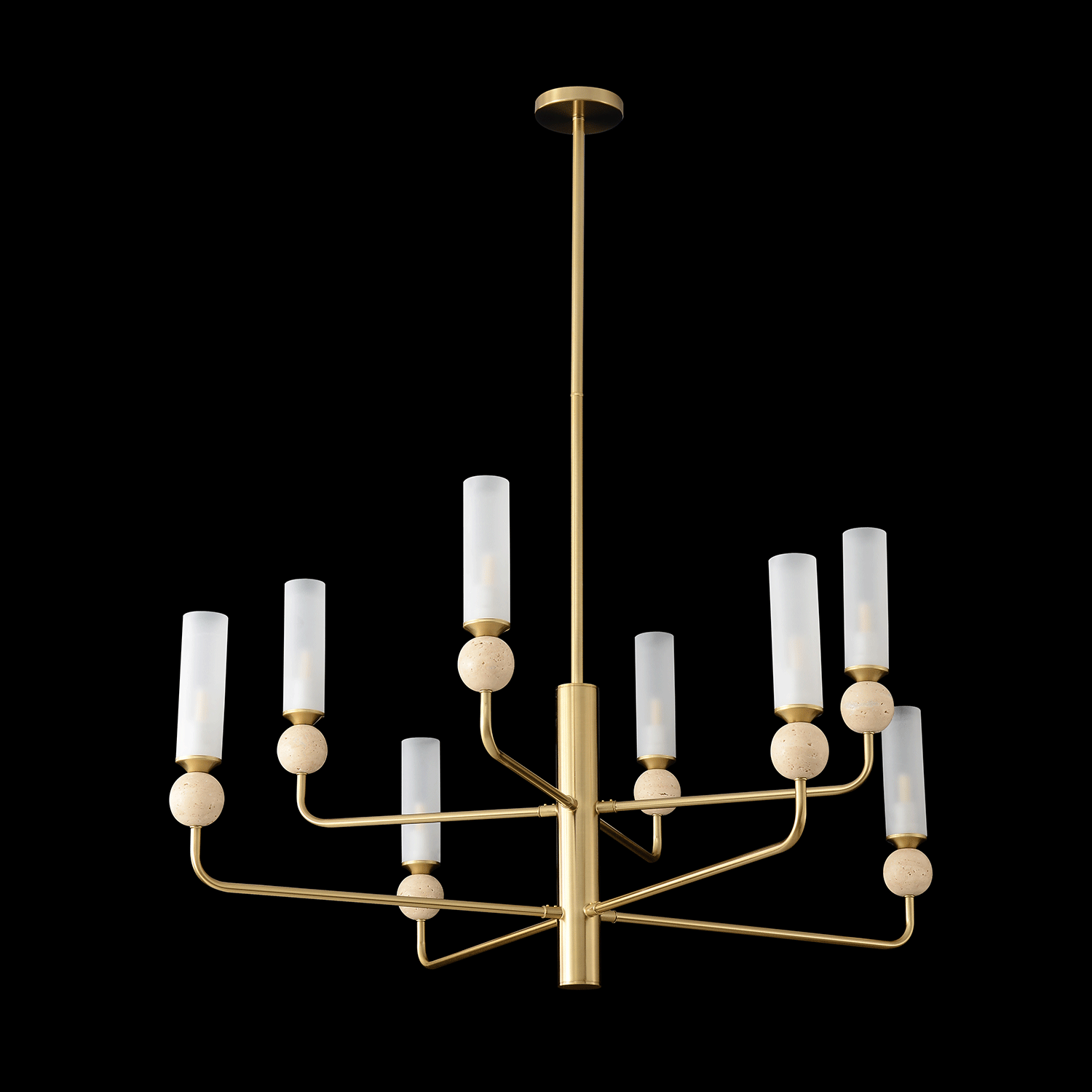 Люстра crystal lux simply sp8 brass