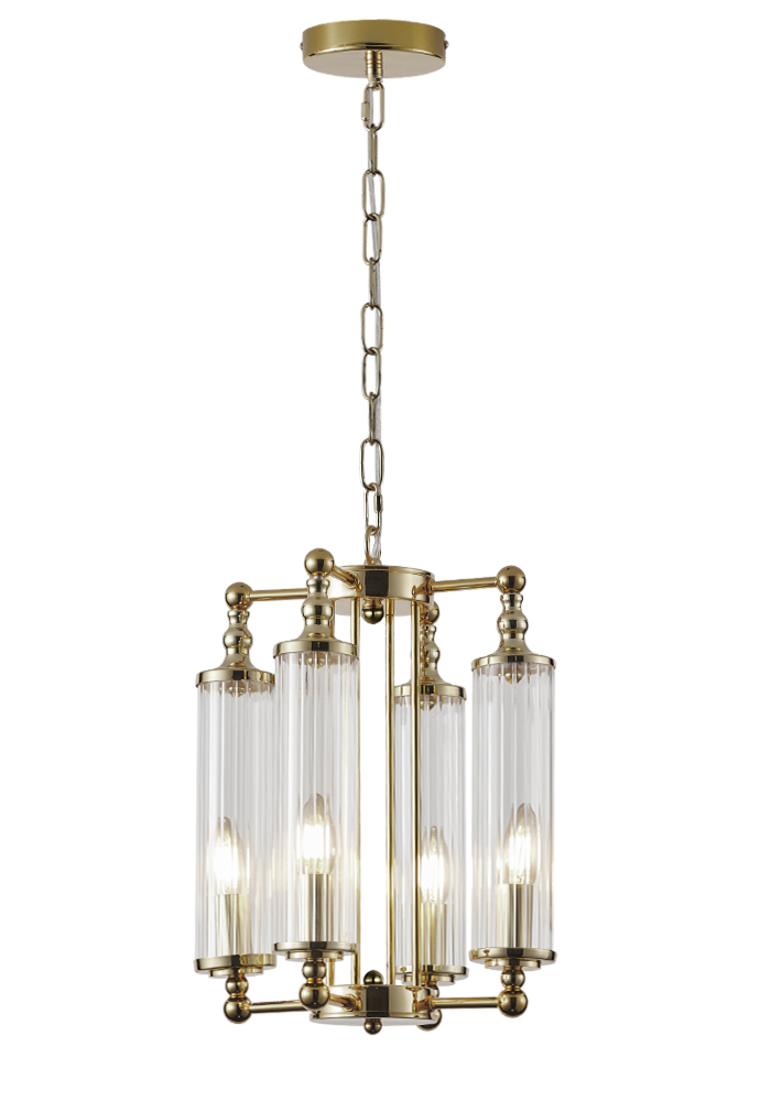 Люстра crystal lux tomas sp4 brass