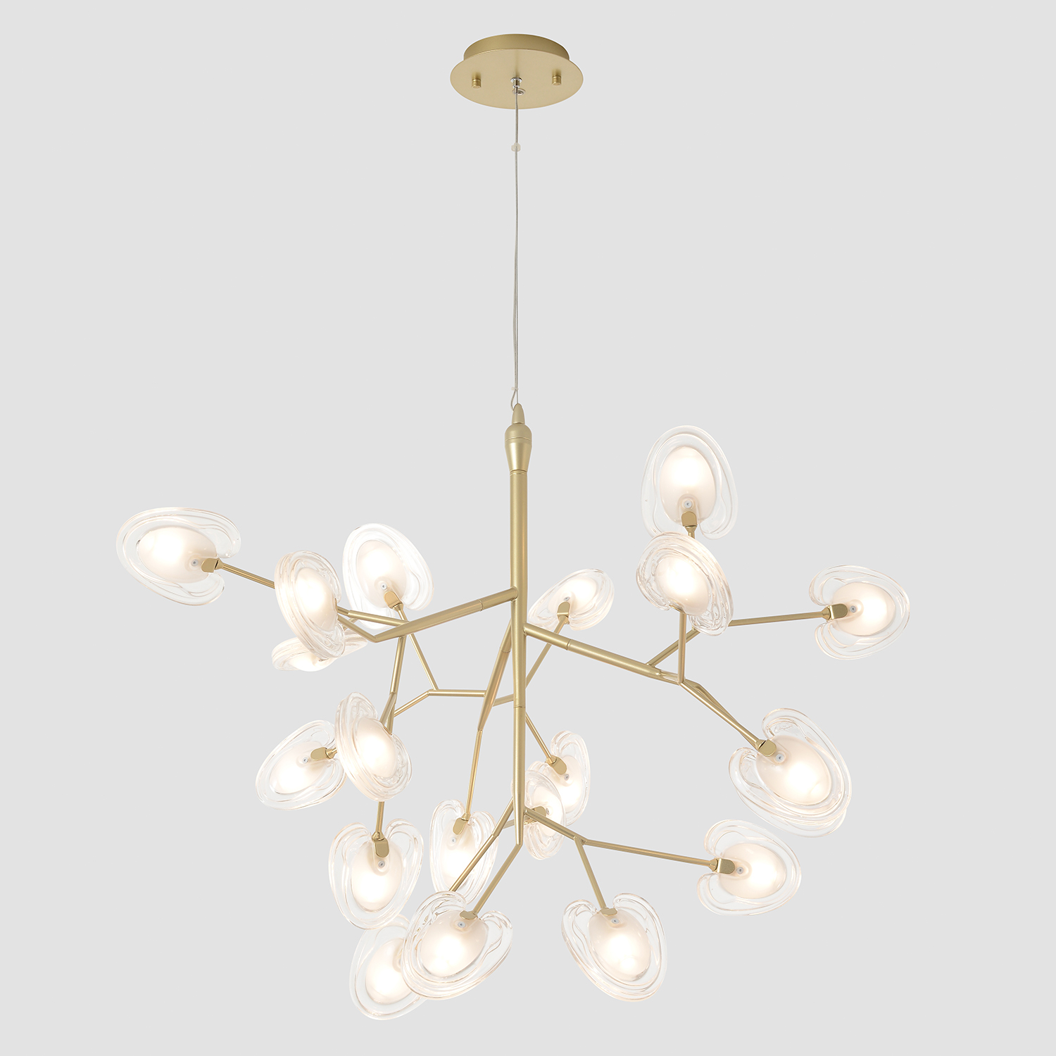 Светильник подвесной crystal lux sole sp20 gold