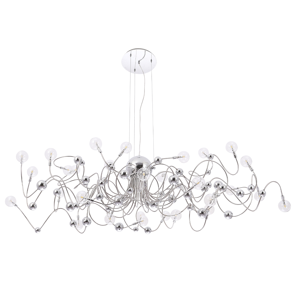 Люстра crystal lux medusa sp30 chrome