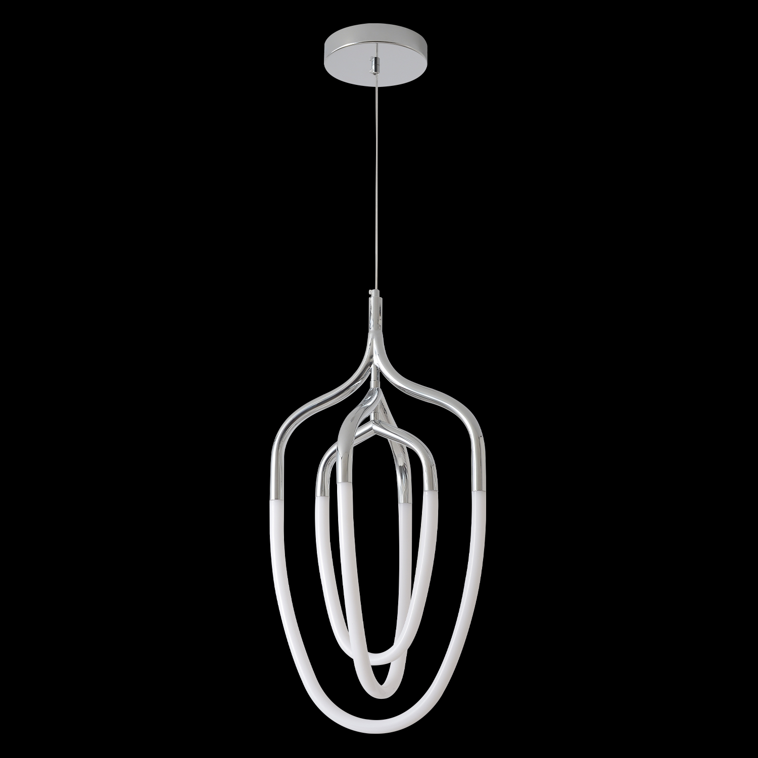 Светильник подвесной crystal lux pera sp50w led chrome