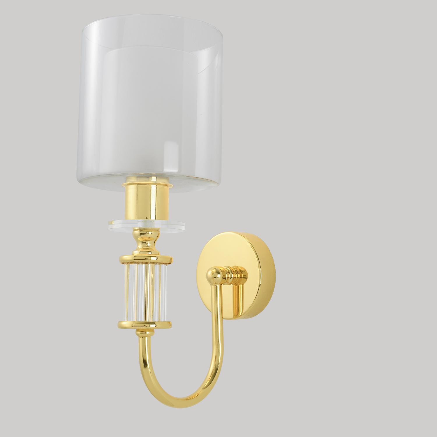 Бра crystal lux elena ap1 gold