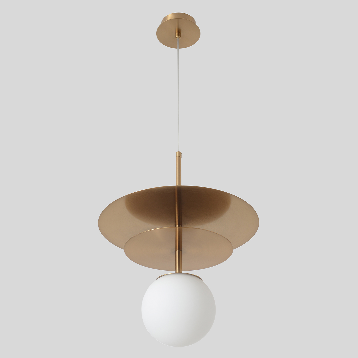 Светильник подвесной crystal lux uva sp1.2 brass