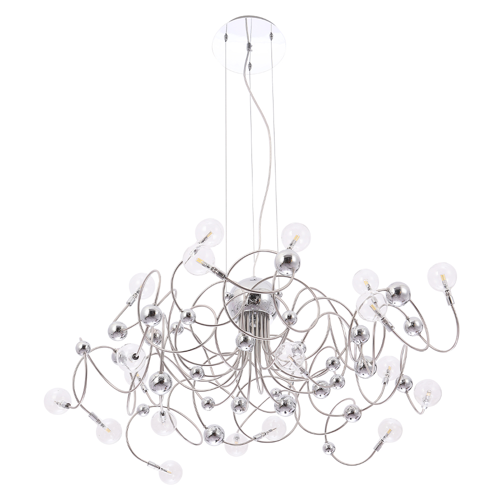 Люстра crystal lux medusa sp20 chrome