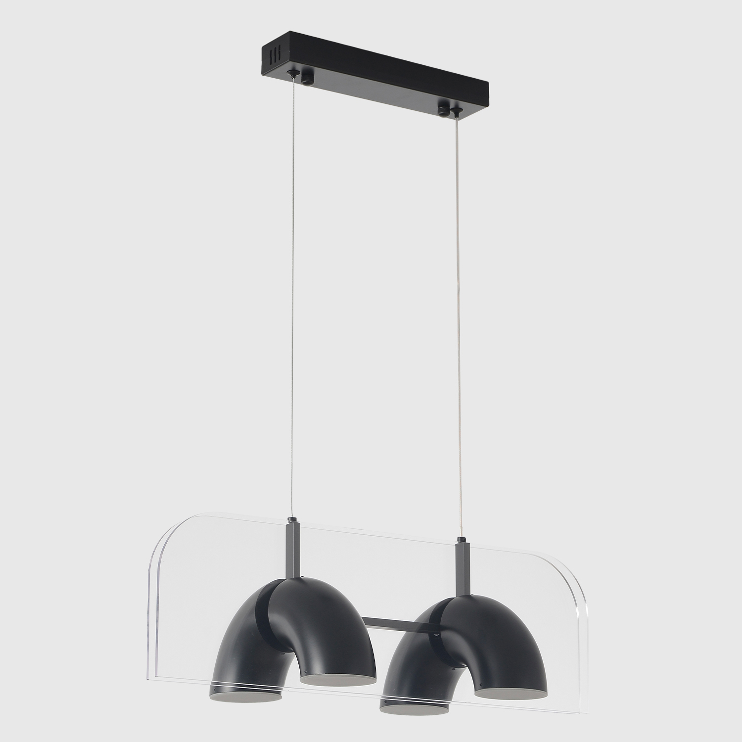 Светильник подвесной Crystal Lux ELEMENT SP24W LED BLACK