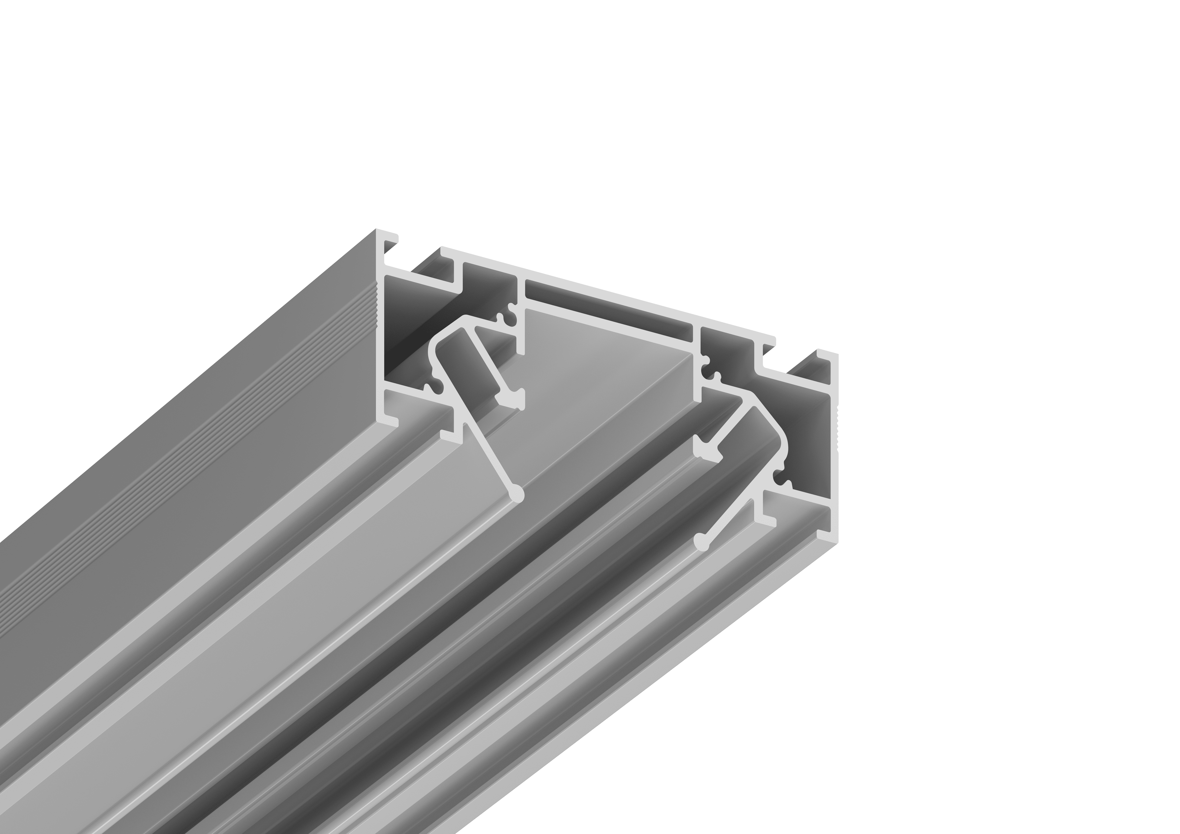 Профиль-адаптер для монтажа в натяжной потолок магнитного шинопровода SPACE EASY Crystal Lux CLT 0.224 05 2000 AL
