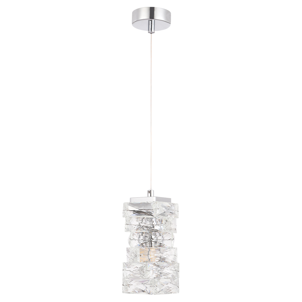 Подвесной светильник crystal lux rolando sp1.2 chrome