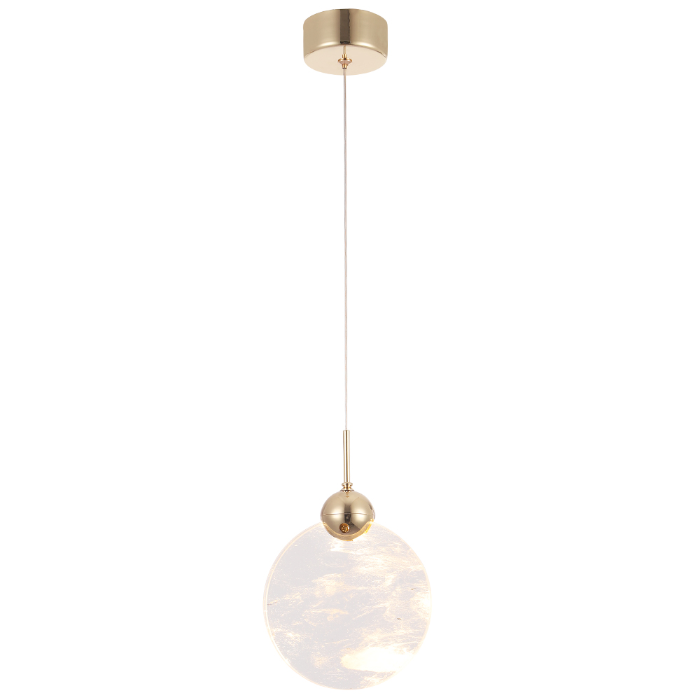 Светильник подвесной crystal lux cielo sp3w led gold