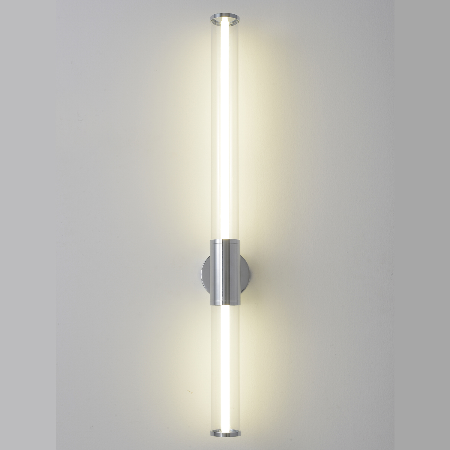 Бра crystal lux lineup ap18w led chrome