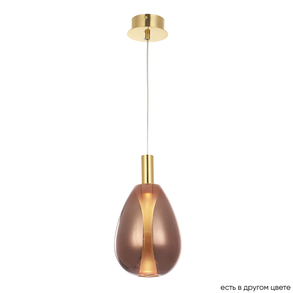 Светильник подвесной crystal lux gaudi sp4w led copper