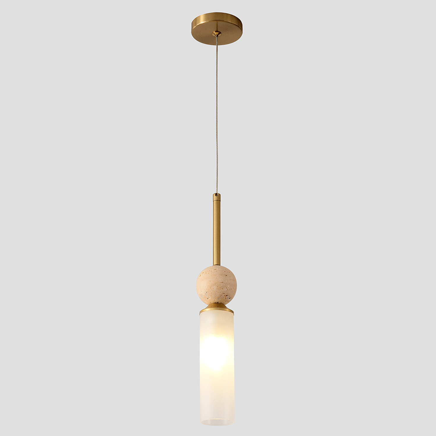 Светильник подвесной crystal lux simply sp1 brass